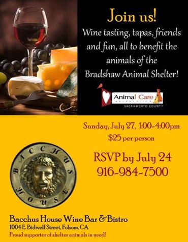 Join Us! Wine Tasting, Friends & Fun Benefit for the Animals