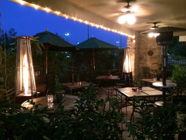 Bacchus-House-patio-at-night - Bacchus House Wine Bar & Bistro