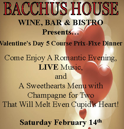 Valentine’s Day Prix Fixe Dinner – SOLD OUT!