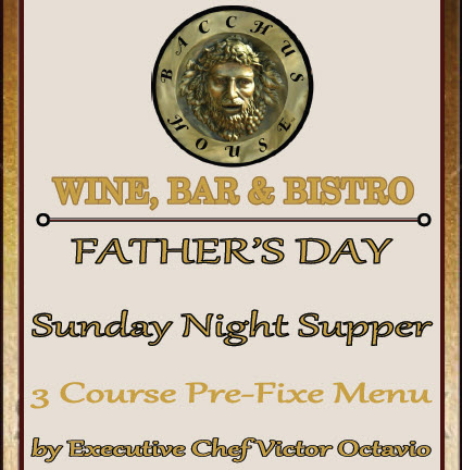 Father’s Day – 3 Course Prix Fixe Dinner