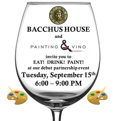 Painting and Vino at Bacchus House