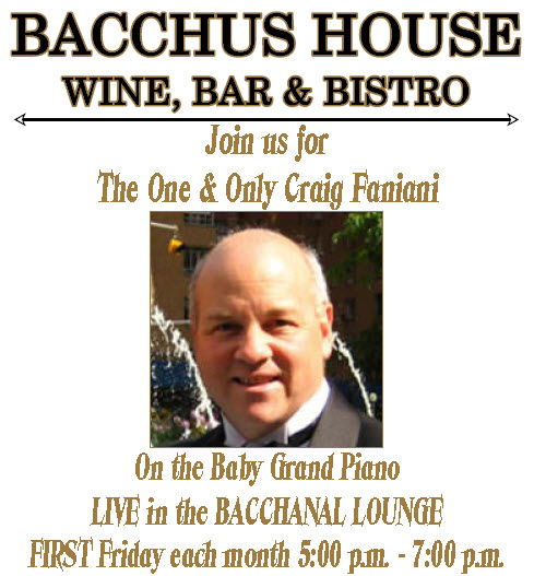 FIRST FRIDAYS – Live Music at Bacchus House