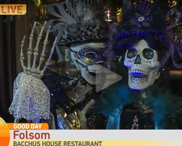 Bacchus House Halloween is Featured on Good Day Sacramento